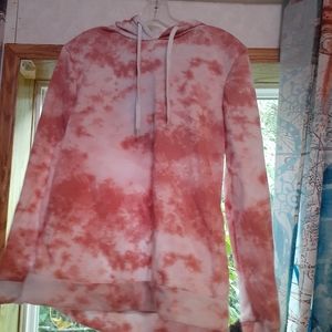 Pull over pink tiedye sweater Bobbie and Brooks